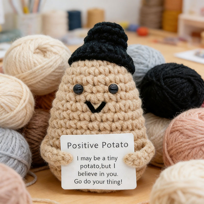 Cute Positive Potato Crochet D - Home Textiles Today recension och pris