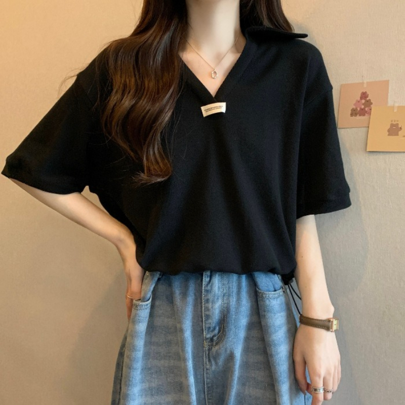 POLO Collar Drawstring Cotton  - Quilt Cotton Summer recension och pris