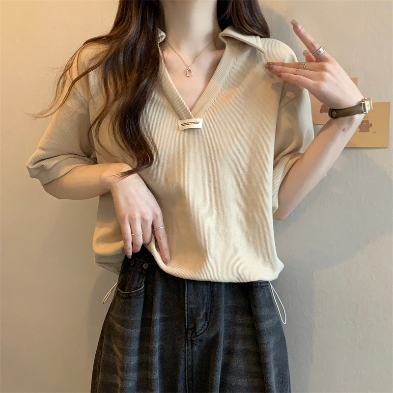 POLO Collar Drawstring Cotton  - Quilt Cotton Summer recension och pris